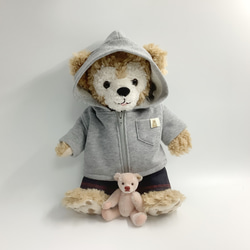 SSサイズダッフィー本格パーカー ダッフィー洋服 ダッフィー SSサイズダッフィー本格パーカー ダッフィー洋服 ダッフィー