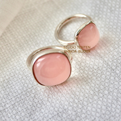[ピーチ風味のカルセドニー]ring 2枚目の画像