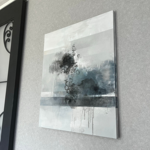 現代アート　65×53㎝　大きめ　モダン　絵画　原画　抽象画　アートパネル fd90d18aa0dcc546e7a8b89ed7542b