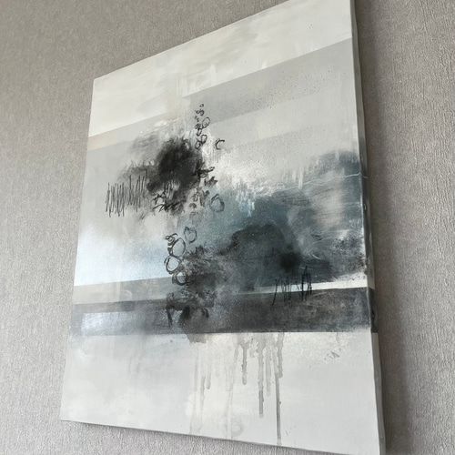 現代アート 65×53㎝ 大きめ モダン 絵画 原画 抽象画 アートパネル