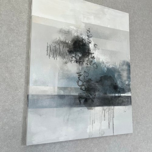 現代アート 65×53㎝ 大きめ モダン 絵画 原画 抽象画 アートパネル