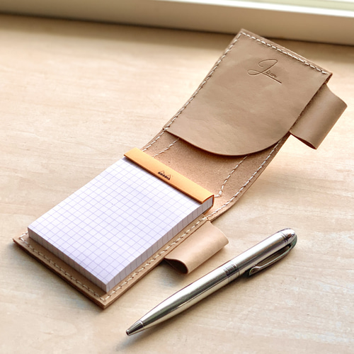 ヌメ革のメモパッドケース BLOC RHODIA No.11用 メモ帳 JISON 通販