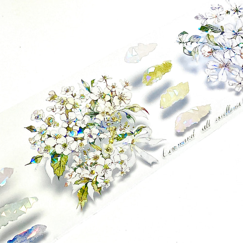 s-278○海外マスキングテープ 切り売り ／ 海外マステ 花 花束 ブーケ