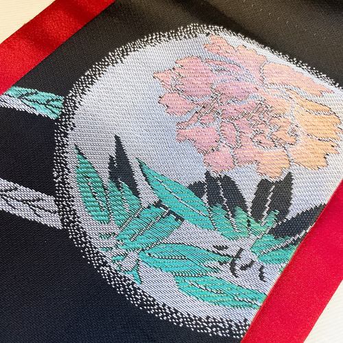 粋な” リメイク角帯 ” 帯リメイク 刺繍 オシャレ 和柄 和装 刺繍