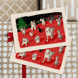 ミニチュアシュナウザー【へそ天キック】 A4イラストポスター 犬 うち