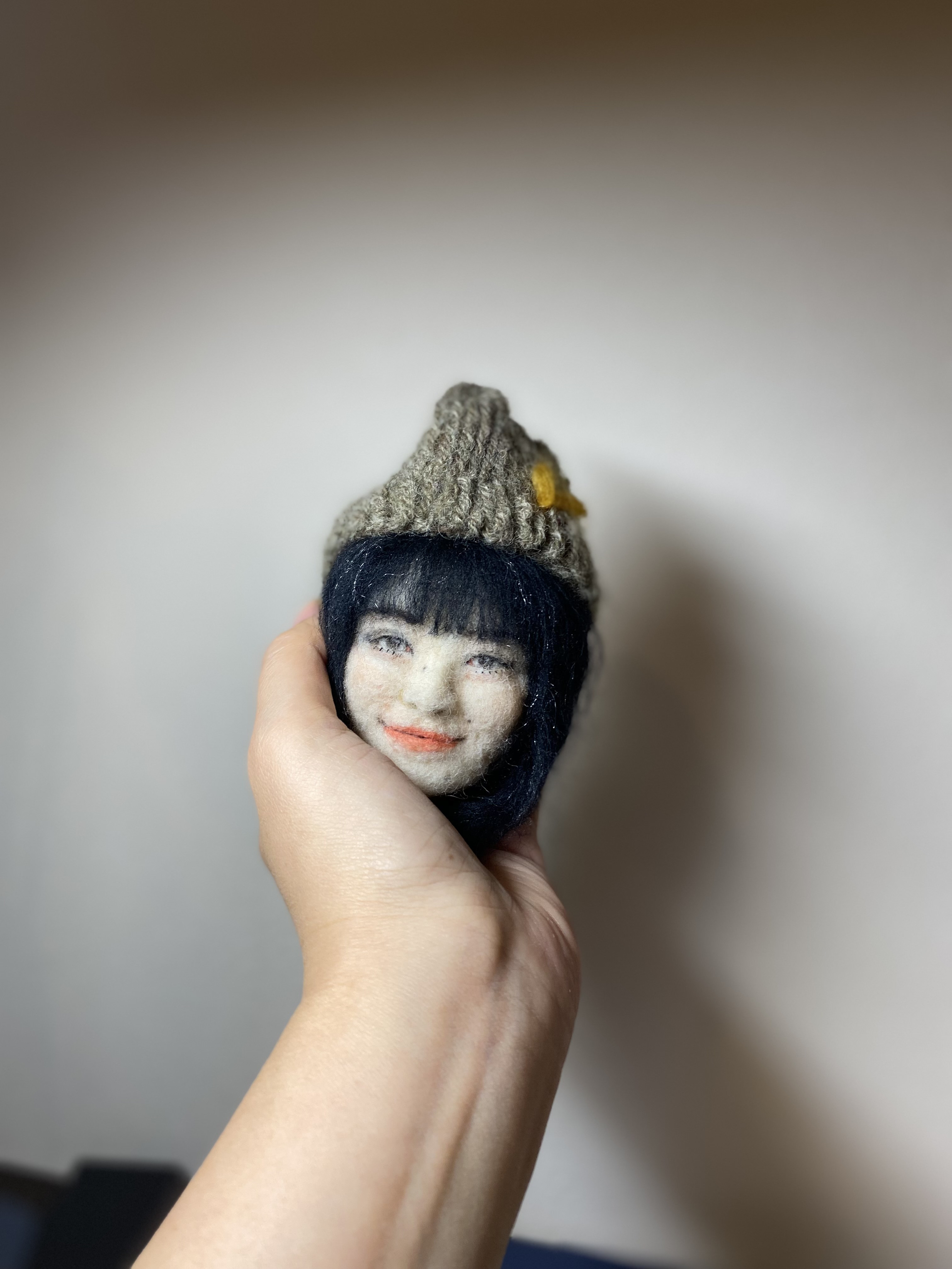 【楽天スーパーセール】 羊毛フェルトで作る 立体の推し面(メン) #羊毛フェルト 羊毛フェルト