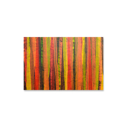 【紅葉の景色】アート - 赤 オレンジ 抽象的 ウォールデコ（S-#21） 1枚目の画像