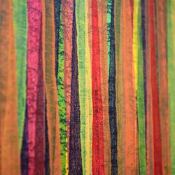 [秋葉風景] 藝術 - 紅橙色抽象牆面裝飾 (S-#21) 第5張的照片