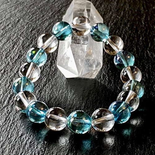 プレミアム アクアオーラクォーツ ・ SA 水晶 10㎜ 龍神様 プレミアム アクアオーラクォーツ ・ SA 水晶 10㎜ 龍神様