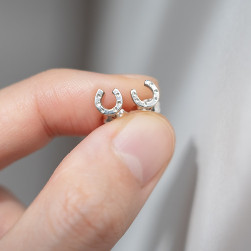 馬蹄 ホースシューピアス シルバー925 スタッドピアス ピアス 馬蹄 ホースシューピアス シルバー925 スタッドピアス ピアス