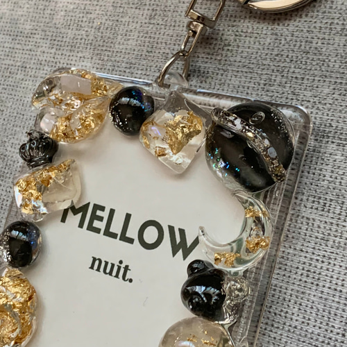 再販【B8トレカキーホルダー】硬質ケース 『 planet 』black