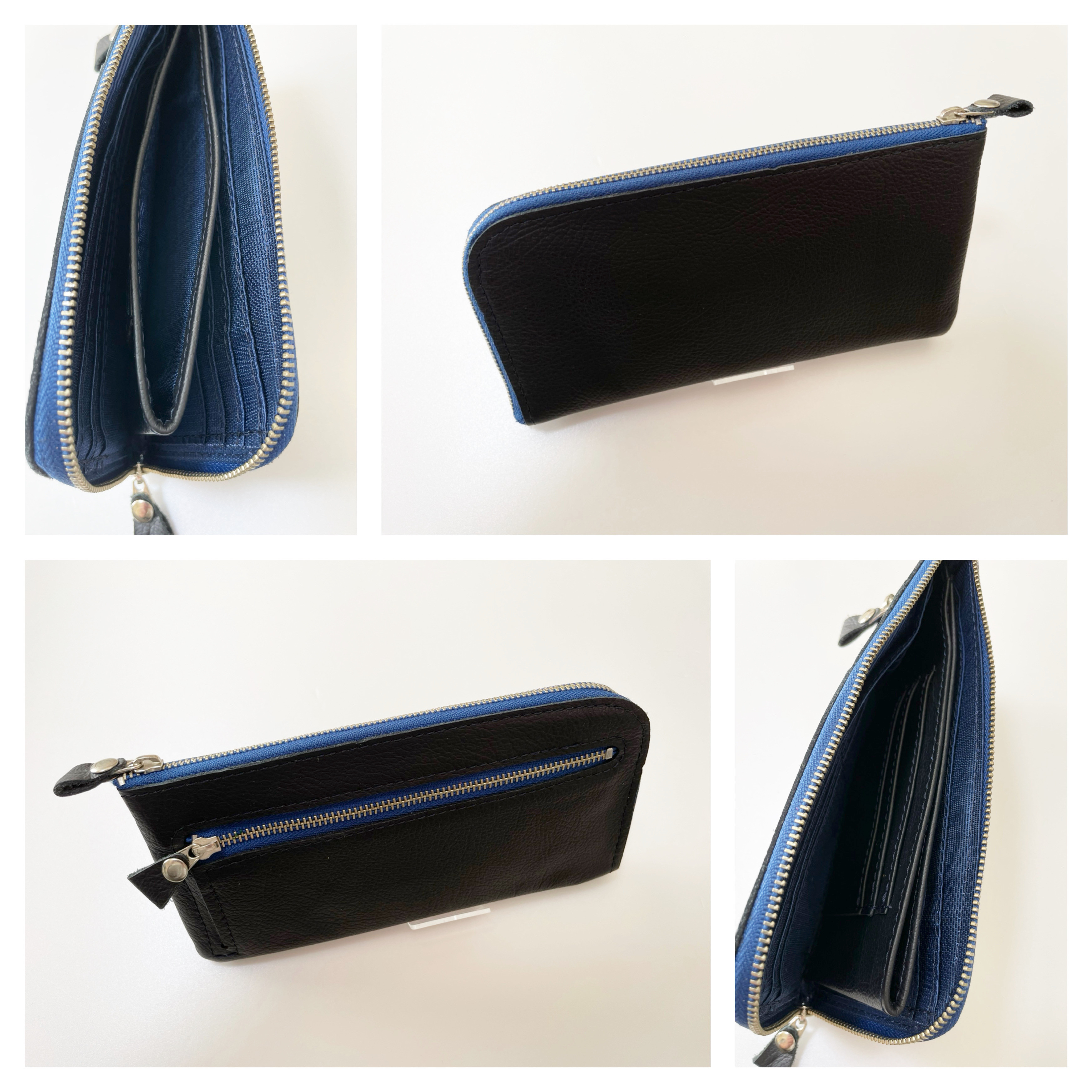 新品　本革長財布　ブラック