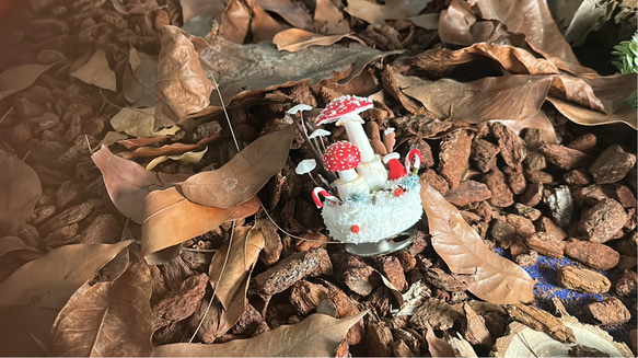 蘑菇造型聖誕音樂鈴 第2張的照片
