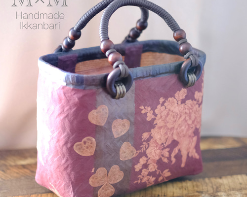 エ*コ様 一閑張りバッグ未使用品 118da8b7f078760b1c4f3d482b59ed