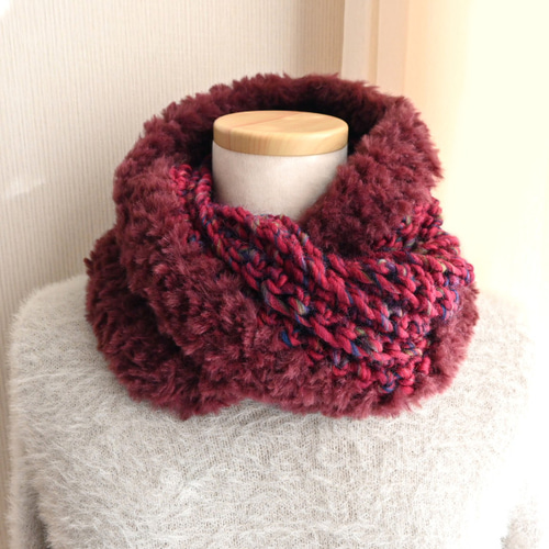 3日以内に発送！】 ふわふわ クロス ネックウォーマー ⛄カラフル