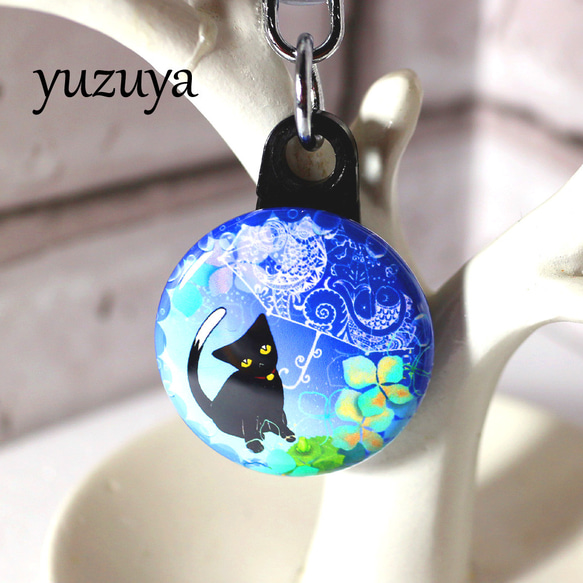 黒猫アンブレラマーカーレジン