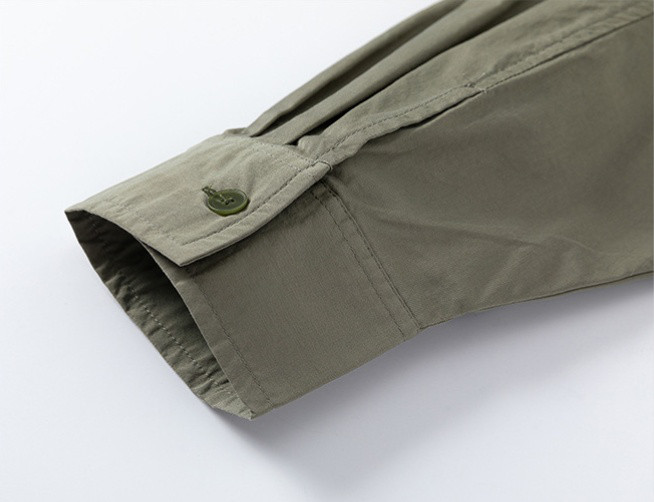 メンズ長袖バイカラーシャツゆったりカジュアルシャツ 2カラー  20.-1159