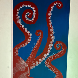 絵画　タコ d46c329d23fc2d1cf7c6dd72fc87f1