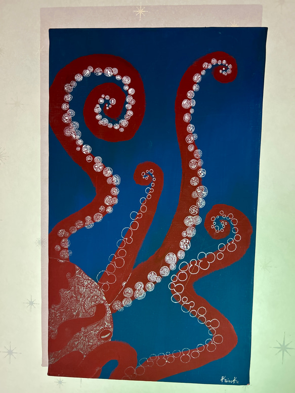 蛸腕 絵画 灰肋 通販 16938286｜Creema(クリーマ)