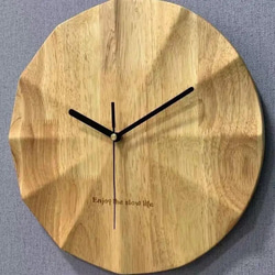 掛け時計　ウッド　木製　時計　インテリア　おしゃれ　シンプル　北欧 4枚目の画像