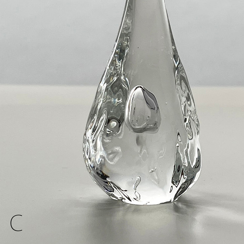 朝の雫」ガラスのリングスタンド その他インテリア雑貨 matsuo 通販