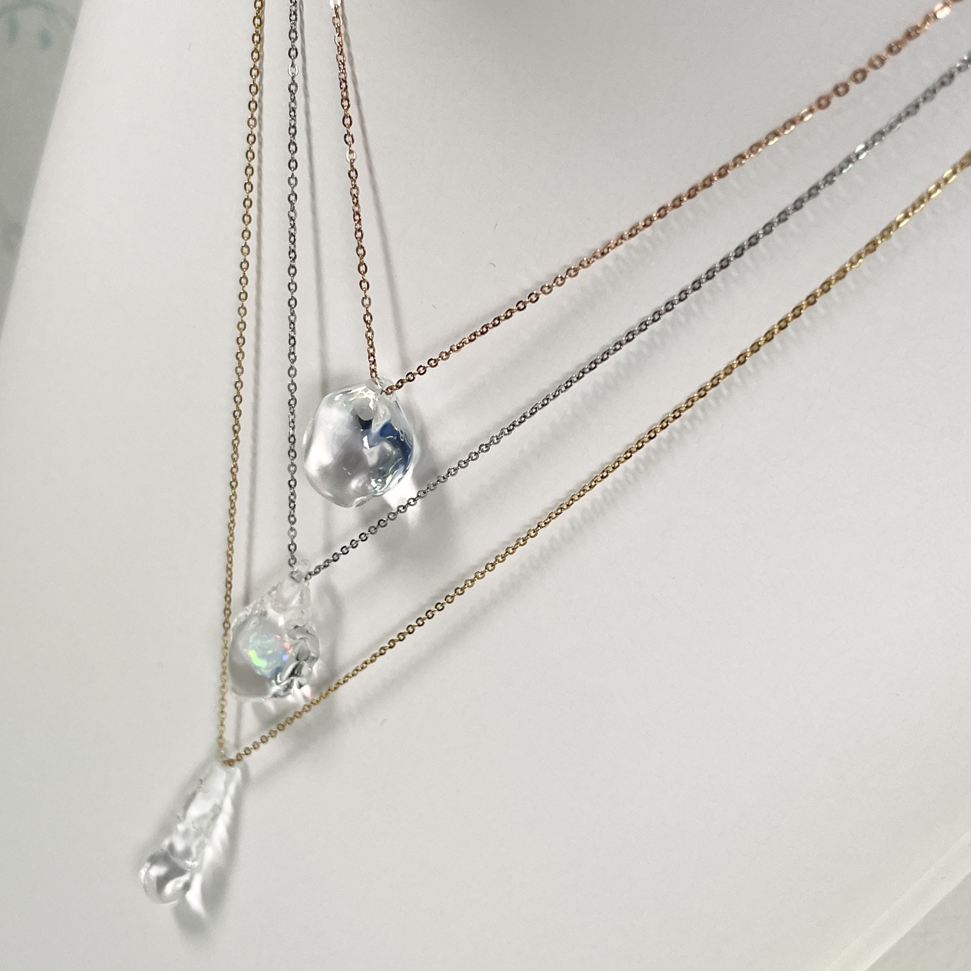 ＊細くてコンパクトなオパールリング＊