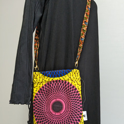 アフリカ布 カラフル 巾着 13枚目の画像