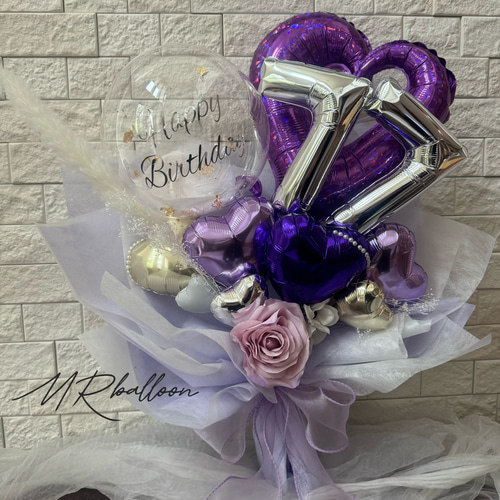 選べる数字】 成人式、お誕生日、周年祝❤︎カラー選択可能！数字入り