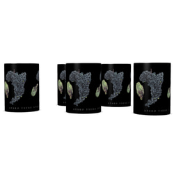 【受注製作】黒ブドウとアーティチョークマグカップ6個セット 1枚目の画像