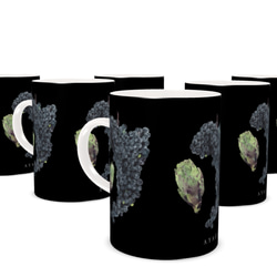 【受注製作】黒ブドウとアーティチョークマグカップ6個セット 10枚目の画像