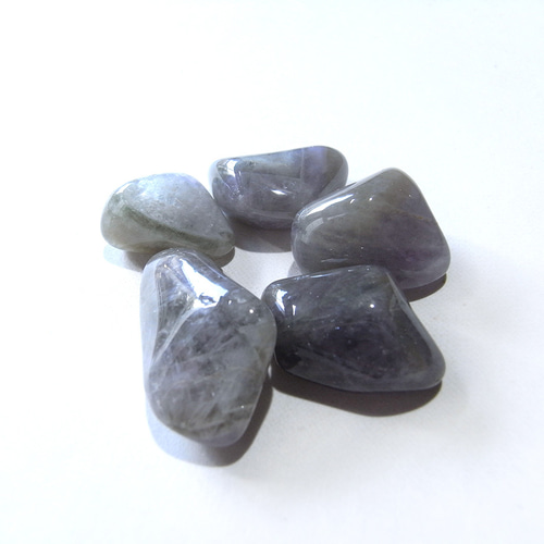 ナチュラルグリーンアメジスト5個（プラシオライト）15 天然石 SWING