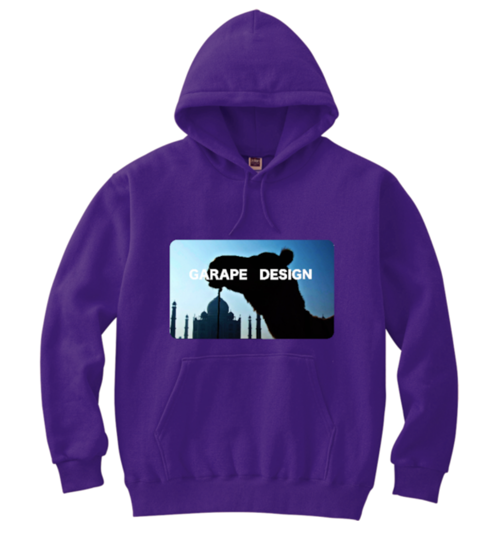 [GARAPE DESIGN]インドタージマハールのラクダ パーカー