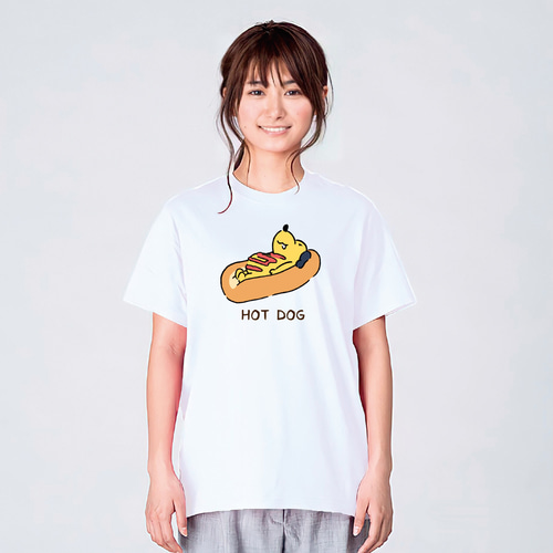 犬 tシャツ 犬tシャツ ホットドッグ hotdog 服 半袖 Tシャツ 犬 グッズ 