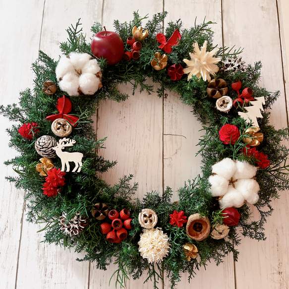 ⚫️プリザーブドウエルカム グリーンリース⚫️