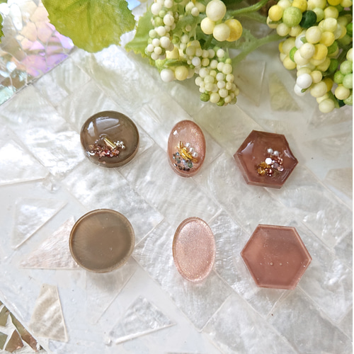 チョコレートアソートC☆6個 p43 チョコ/バレンタイン/レジン 