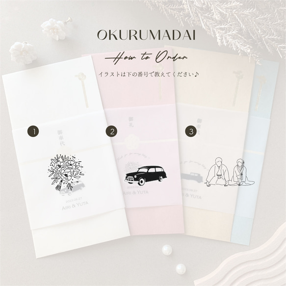 御車代 御礼 万型封筒 結婚式 4枚目の画像