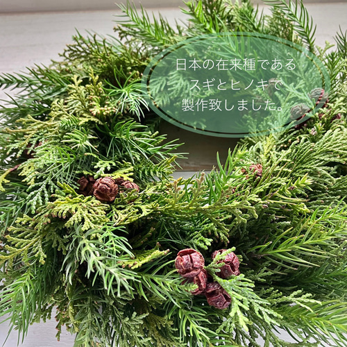 針葉樹香るフレッシュクリスマスハーフリース⁂ 針葉樹香るフレッシュ