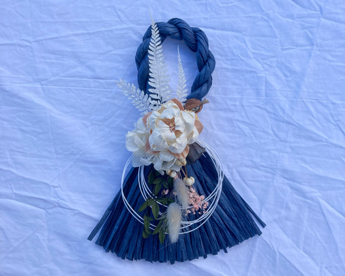 ◇2025年◆しめ縄リース◇お正月用しめ縄リース お値下げ中♪ しめ縄 飾り2025＊ しめ縄リース お正月飾り 新年 白