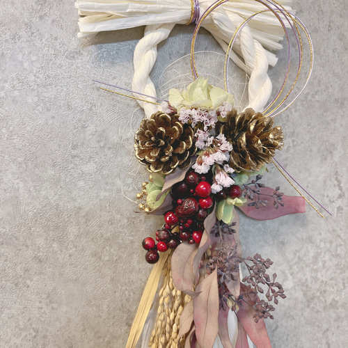 ＊萌＊*プロフ必読*＊ページ　✴︎クリスマスリースandしめ縄飾り✴︎ 萌＊*プロフ必読*＊様 専用ページ ✴︎クリスマスリースand