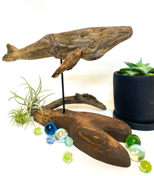 流木のくじらオブジェ【SALE】 その他置物 SHIMS 通販 16940777