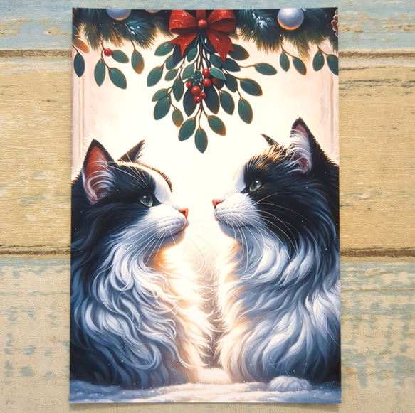【クリスマスカード】Under the Mistletoe 1枚目の画像