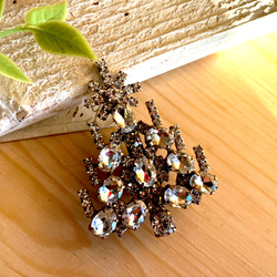希少◆チェコ　ウランガラスヴィンテージネックレス◆Bijoux.M.G◆ワセリン 希少◇チェコ ウランガラス ヴィンテージ ネックレス◇Bijoux