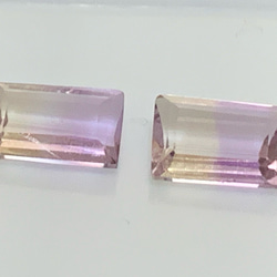 アメトリンルースファセット　2セット　5x8mm 1枚目の画像