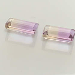 アメトリンルースファセット　2セット　5x8mm 3枚目の画像