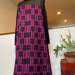 真夏のおしゃれ！着物リメイク 浴衣ワンピース ロングワンピース「薔薇