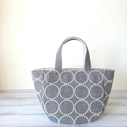 SALE☆ミナペルホネンchoucho刺繍リネンのトートバッグ/light green