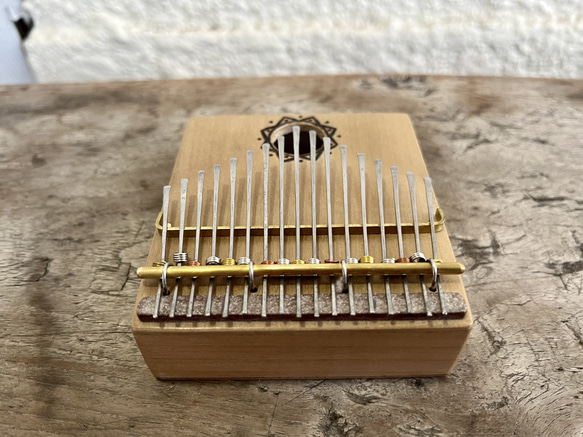 カリンバ(親指ピアノ)　木箱 S 17キー 5枚目の画像