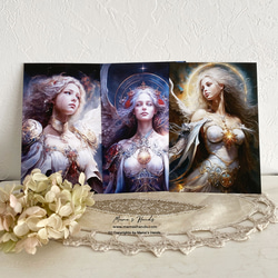 美麗的天使 Lemuria Pleiades 藝術 3 明信片明信片套裝 ♪ 第1張的照片