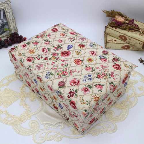 フランス アンティーク カルトナージュ ボックス 収納箱 裁縫箱 ローズ