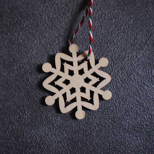 雪の結晶オーナメント10点セット ガーランド utatane。 通販 16941890